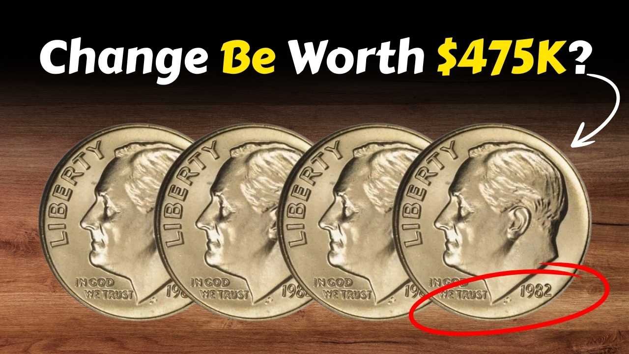 1982 No-Mint Roosevelt Dime Found: Could Your Pocket Change Be Worth $475K?